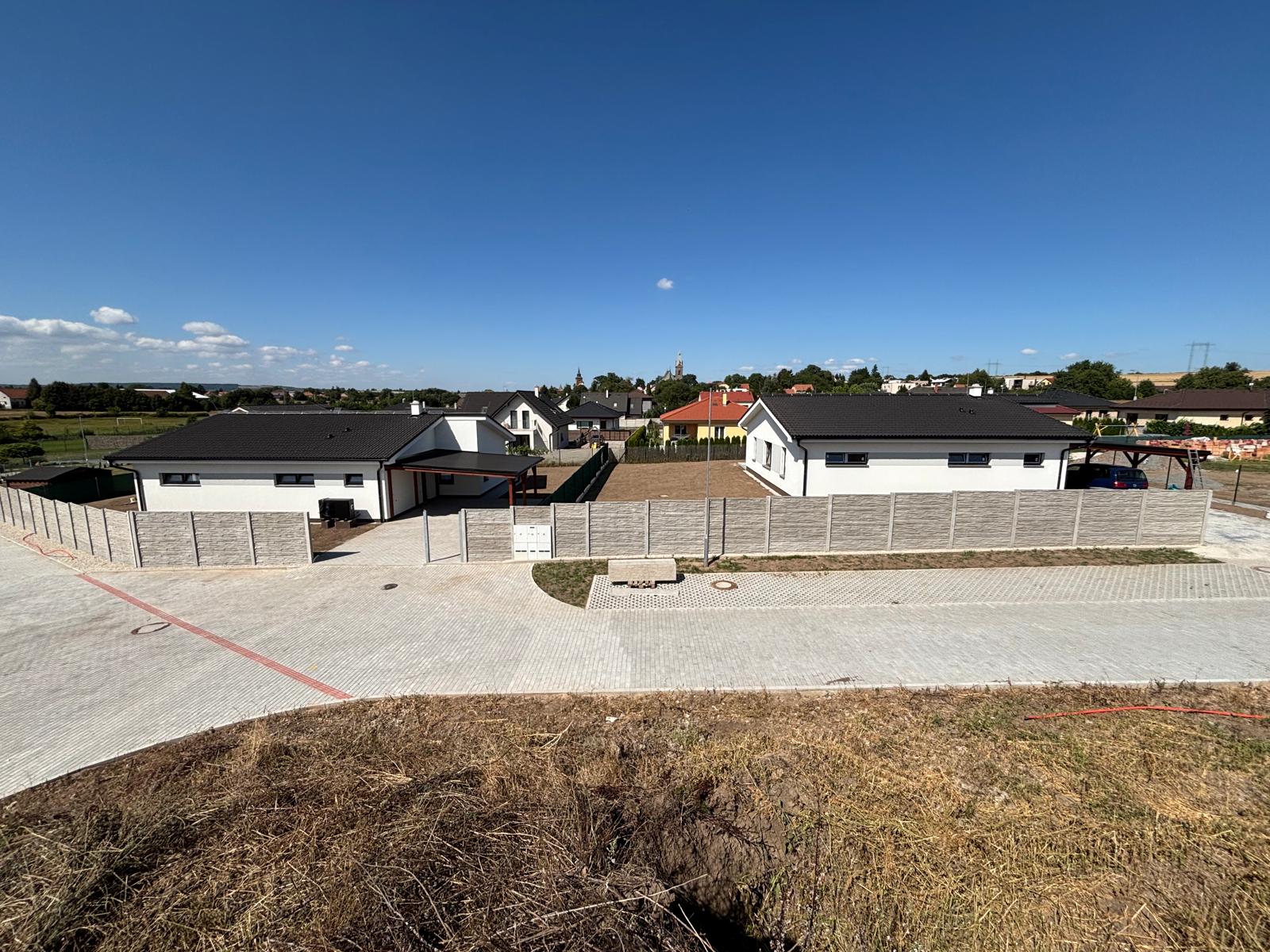 Výstavba obytné zóny v Plaňanech